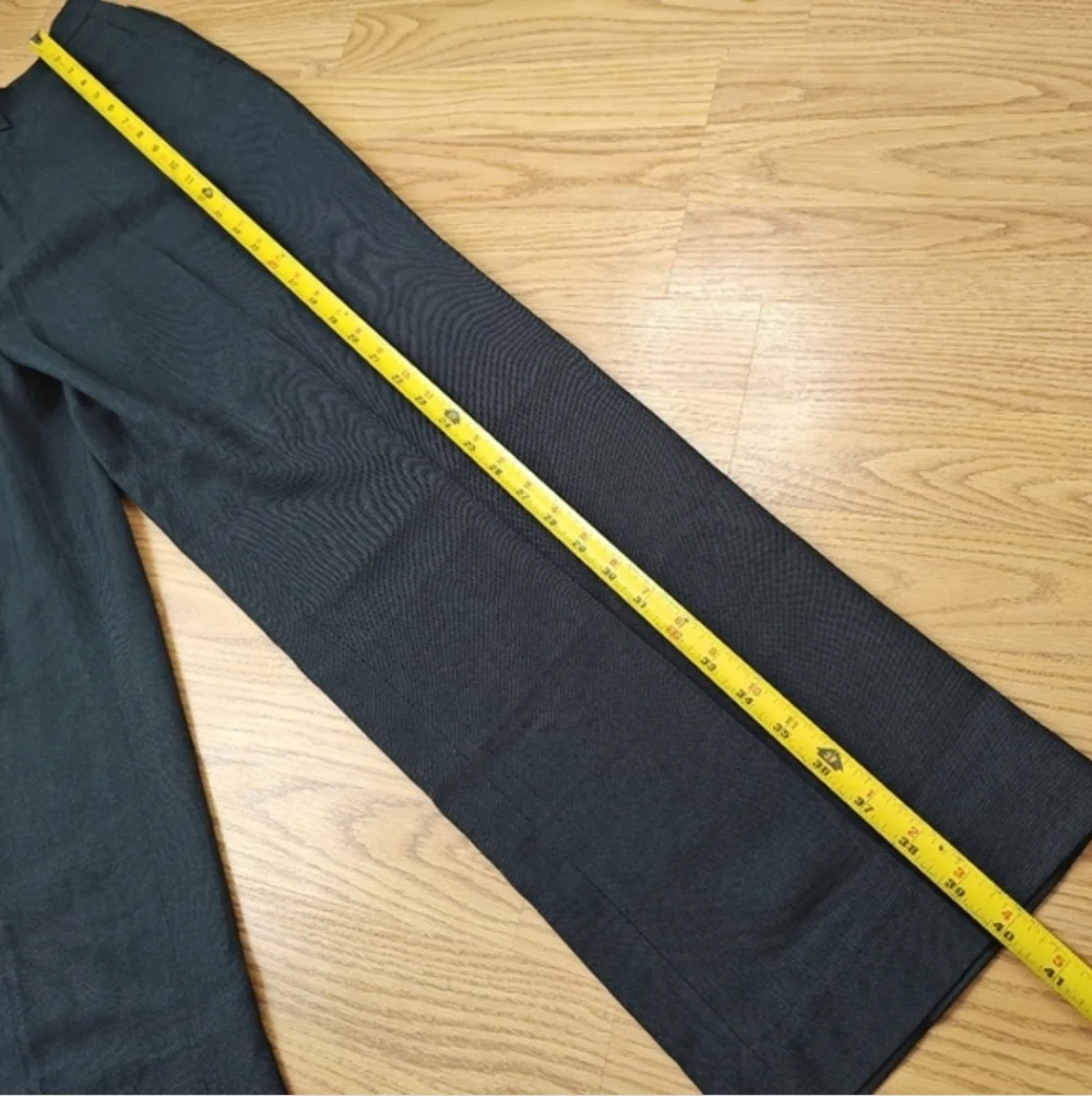 Axist Men's Gray Micro-pattern Trousers Pants 34x30 Flat Front Professional